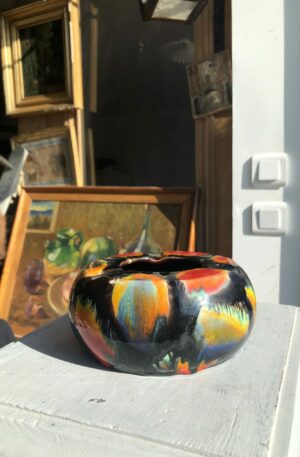 Cendrier Ricard Vintage multicolor en céramique