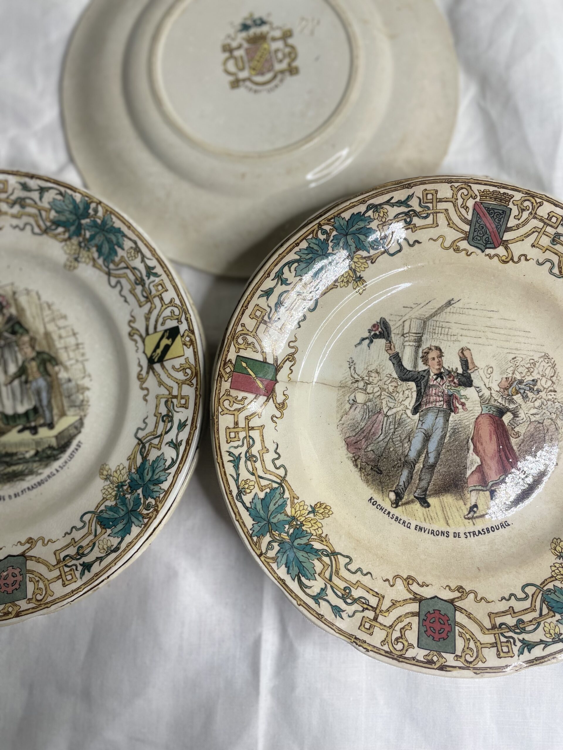 Lot d'assiettes Sarreguemines – Image 3