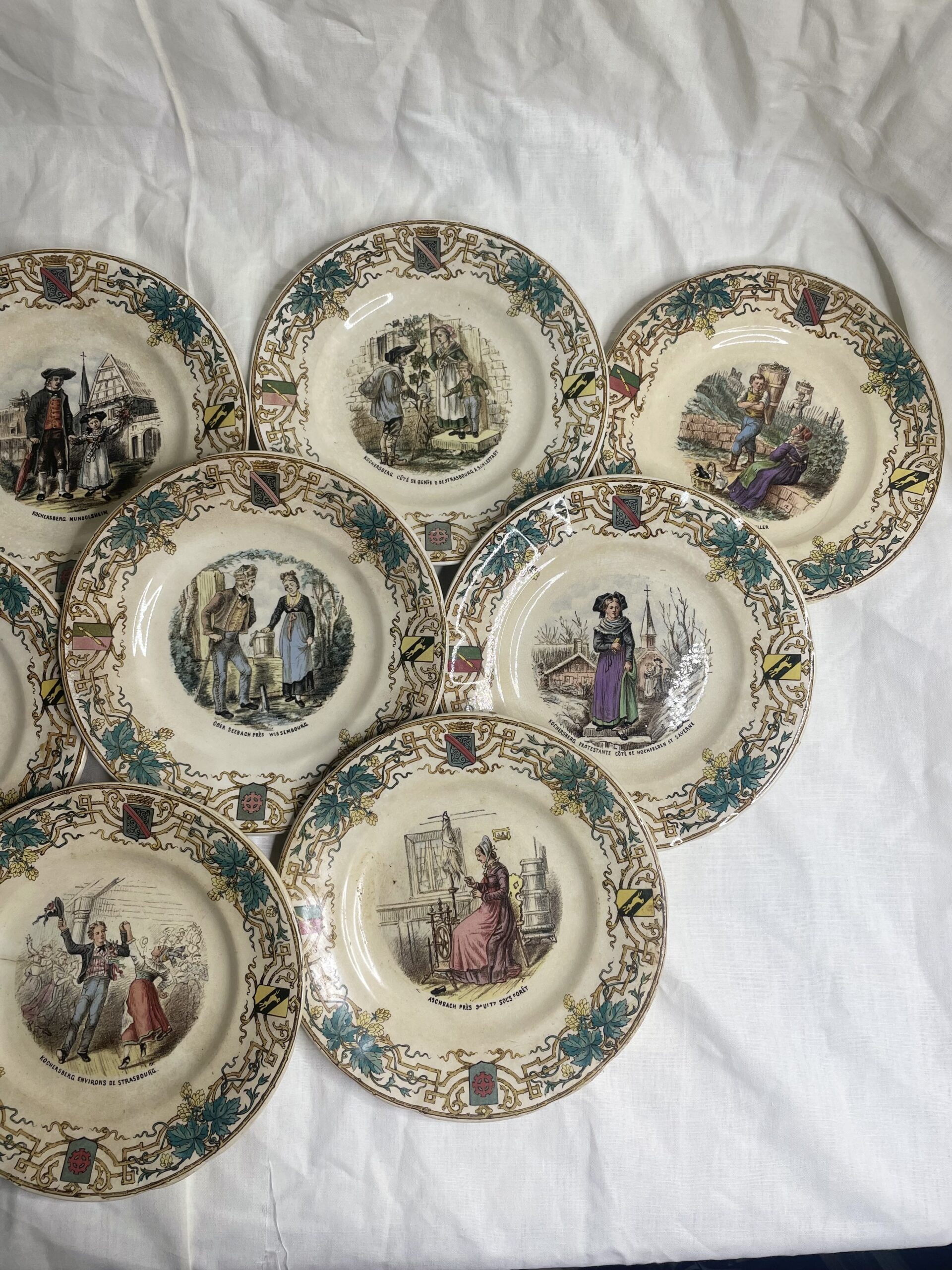 Lot d'assiettes Sarreguemines – Image 9