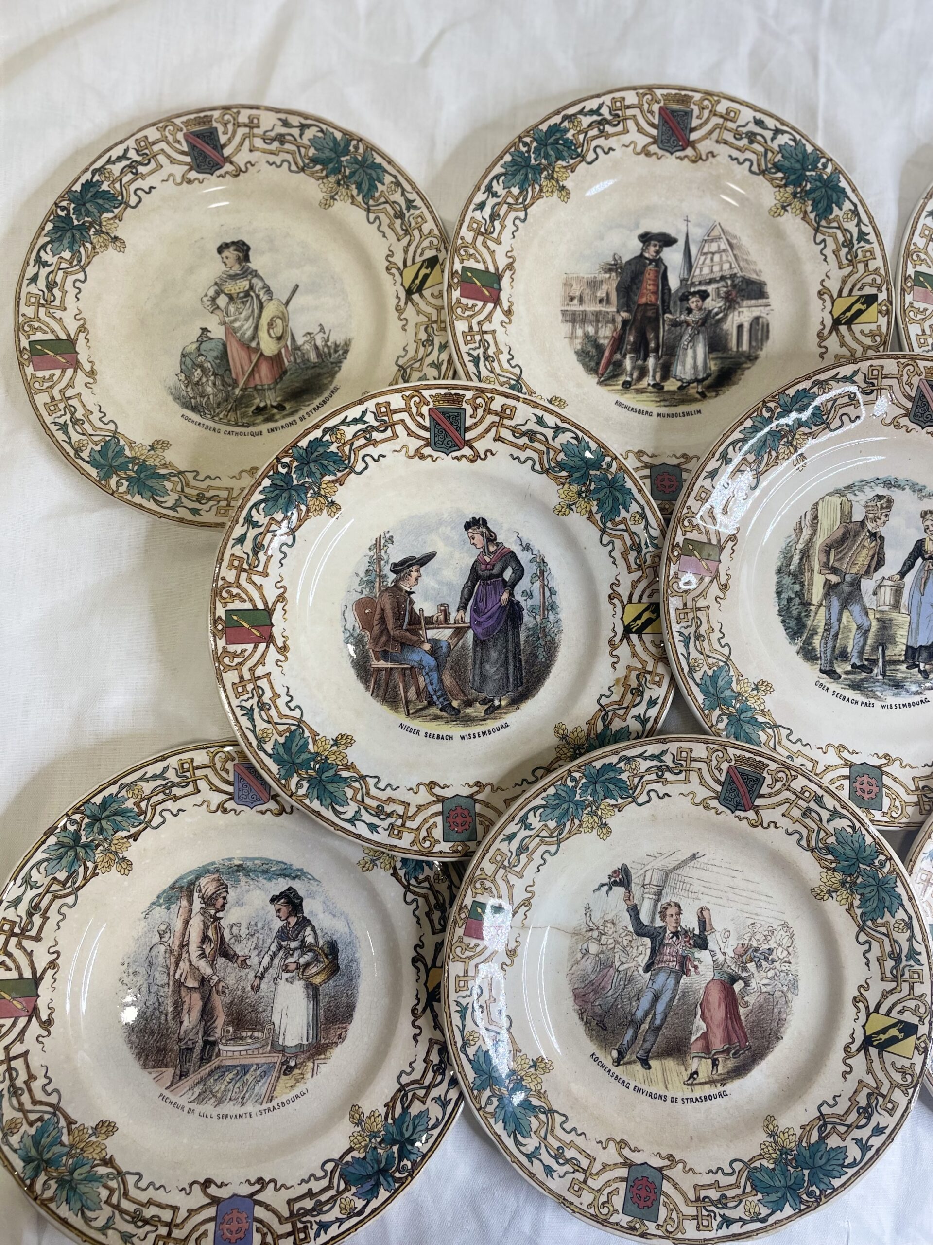 Lot d'assiettes Sarreguemines – Image 10